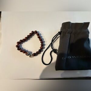 David Yurman Rich Brown Beaded Bracelet